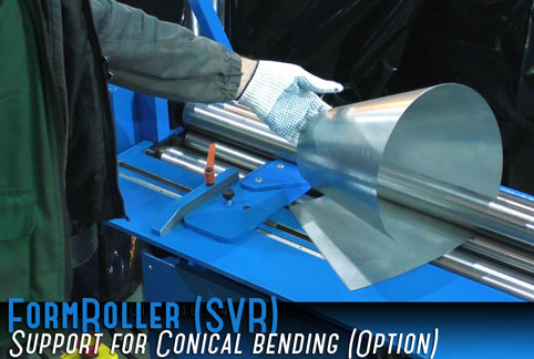 FormRoller Support for conical bending