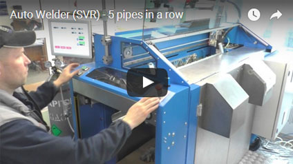 Video Auto Welder 5 pipes